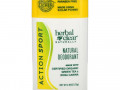 21st Century, Herbal Clear Naturally, Natural Deodorant, Action Sport, 2.65 oz (75 g)