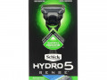 Schick, Hydro 5 Sense, бритва, для чувствительной кожи, 1 бритва, 2 кассеты