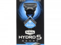 Schick, Hydro 5 Sense Hydrate, бритва, 1 бритва, 2 кассеты