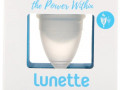Lunette, Менструальная капа многоразового использования, модель 2, прозрачная, 1 шт.