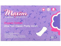 Maxim Hygiene Products, Organic Cotton Ultra Thin Classic Panty Liners, Lite, 35 Count