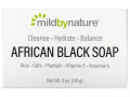 Mild By Nature, африканское черное кусковое мыло, с овсом и плантаном, 141 г (5 унций)