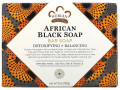 Nubian Heritage, африканское черное кусковое мыло, 142 г (5 унций)