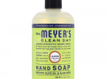 Mrs. Meyers Clean Day, Hand Soap, Lemon Verbena Scent, 12.5 fl oz (370 ml)
