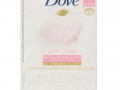 Dove, Косметическое мыло «Розовое», 4 шт. по 113 г