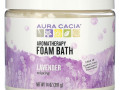 Aura Cacia, Ароматерапевтическая пена для ванны, расслабляющая лаванда, 14 унций (397 г)