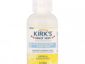 Kirk's, Устраняющее запахи мыло для рук, лимон и эвкалипт, 60 мл (2 жидк. унции)