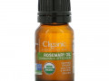 Cliganic, 100% Pure Essential Oil, Rosemary Oil, 2/6 fl. oz. (10 ml)