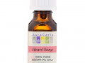 Aura Cacia, 100% чистое эфирное масло «песнь сердца», 0.5 жидкой унции (15 мл)
