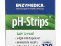 Enzymedica, тест-полоски для определения уровня pH, 16-футовая катушка