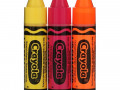 Lip Smacker, Crayola, Lip Balm, Trio Pack, 3 Pieces, 0.14 oz (4.0 g) Each