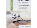 Matcha Road, матча с витамином С, смесь для приготовления напитка, цитрусовые с имбирем, 10 пакетиков по 5 г (0,18 унции)