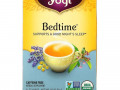 Yogi Tea, Bedtime, без кофеина, 16 чайных пакетиков, 24 г (85 унций)