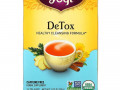 Yogi Tea, Detox, без кофеина, 16 чайных пакетиков, 29 г (1,02 унции)