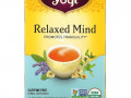 Yogi Tea, Relaxed Mind, чай без кофеина, 16 чайных пакетиков, 32 г (1,12 унции)