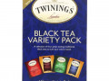Twinings, черный чай, набор сортов, 20 чайных пакетиков, 40 г (1,41 унции)