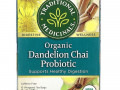 Traditional Medicinals, Organic Dandelion Chai Probiotic, пробиотический чайс одуванчиком, 16 чайных пакетиков, 33,6 г (1,19 унции)