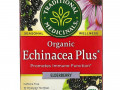 Traditional Medicinals, Organic Echinacea Plus, бузина, без кофеина, 16 чайных пакетиков в упаковке, 24 г (0,85 унции)