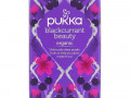 Pukka Herbs, Blackcurrant Beauty, органический чай с черной смородиной, без кофеина, 20 пакетиков с фруктовым чаем, 38 г (1,34 унции)