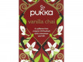 Pukka Herbs, Ванильный чай, без кофеина, 20 пакетиков, 1,41 унции (40 г)