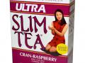 Hobe Labs, Ultra Slim чай, -малина, без кофеина 24 травяных чайных пакетиков, 1.69 унции (48 г)