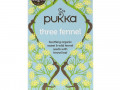 Pukka Herbs, Три фенхеля, 20 пакетиков травяного чая, 1,27 унции (36 г)