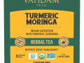 Vahdam Teas, травяной чай, куркума и моринга, без кофеина, 15 чайных пакетиков, 30 г (1,06 унции)