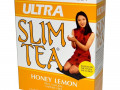 Hobe Labs, Чай для похудения Ultra Slim, мед с лимоном, 24 пакетика травяного чая, 1,69 унции (48 г)