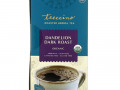 Teeccino, органический обжаренный травяной чай, одуванчик темного способа обжаривания, без кофеина, 25 чайных пакетиков, 150 г (5,3 унции)