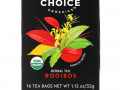 Choice Organic Teas, Herbal Tea, Organic Rooibos, Caffeine-Free, 16 Tea Bags, 1.12 oz (32 g)