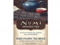 Numi Tea, Органический чай, чай пуэр, выдержанный пуэр, брикет чая пуэр, 2,2 унц. (63 г)
