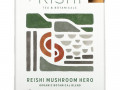 Rishi Tea, Organic Botanical Blend, Reishi Mushroom Hero, 15 Sachets, 1.64 oz (46.5 g)