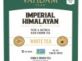 Vahdam Teas, белый чай, величественный гималайский, 15 чайных пакетиков, 30 г (1,06 унции)