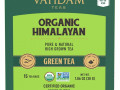 Vahdam Teas, зеленый чай, органический гималайский, 15 чайных пакетиков, 30 г (1,06 унции)