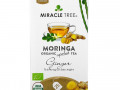 Miracle Tree, Moringa Organic Superfood Tea, Ginger, Caffeine Free, 25 Tea Bags, 1.32 oz (27.5 g)