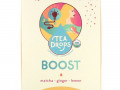 Tea Drops, Чай в порошке, взрыв энергии, 12 чайных пакетиков, 30 г (1,05 унции)