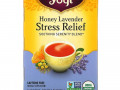 Yogi Tea, Stress Relief, мед и лаванда, без кофеина, 16 чайных пакетиков, 29 г (1,02 унции)