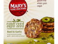 Mary's Gone Crackers, Super Seed Crackers, Basil & Garlic, 5.5 oz (155 g)
