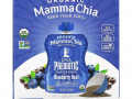 Mamma Chia, Organic Chia Prebiotic Squeeze, Blueberry Acai, 4 Squeezes, 3.5 oz (99 g) Each