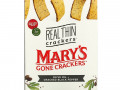 Mary's Gone Crackers, Real Thin Crackers, Olive Oil + Cracked Black Pepper, 5 oz (142 g)