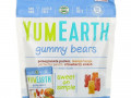 YumEarth, Жевательные мишки, вкусы в ассортименте, 5 упаковок снеков, вес каждой 19,8 г (0,7 унции)