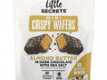 Little Secrets, Mini Crispy Wafers, Almond Butter in Dark Chocolate with Sea Salt, 10 Individually Wrapped Minis, 3.5 oz (100 g)