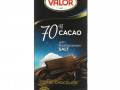Valor, Dark Chocolate, 70% Cacao with Mediterranean Salt, 3.5 oz (100 g)