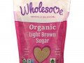 Wholesome, Органический легкий коричневый сахар, 1.5 фунта (680 г)