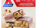 Atkins, Замена приема пищи, батончик со вкусом шоколадного печенья, 5 батончиков по 60 г (2,12 унции)