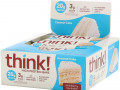 Think !, Батончики с высоким содержанием белка, кокосовый торт, 10 батончиков, 60 г (2,1 унции) каждый
