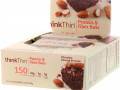 Think !, High Protein Bars, Chocolate Almond Brownie, 10 Bars, 1.41 oz (40g) Each