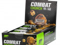 MusclePharm, Combat Crunch, двойная начинка с песочным тестом, 12 батончиков по 2,22 унц. (63 г)