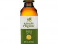 Simply Organic, Лимонный ароматизатор, 2 жидких унций (59 мл)