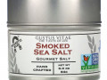 Gustus Vitae, Gourmet Salt, копченая морская соль, 84 г (3 унции)